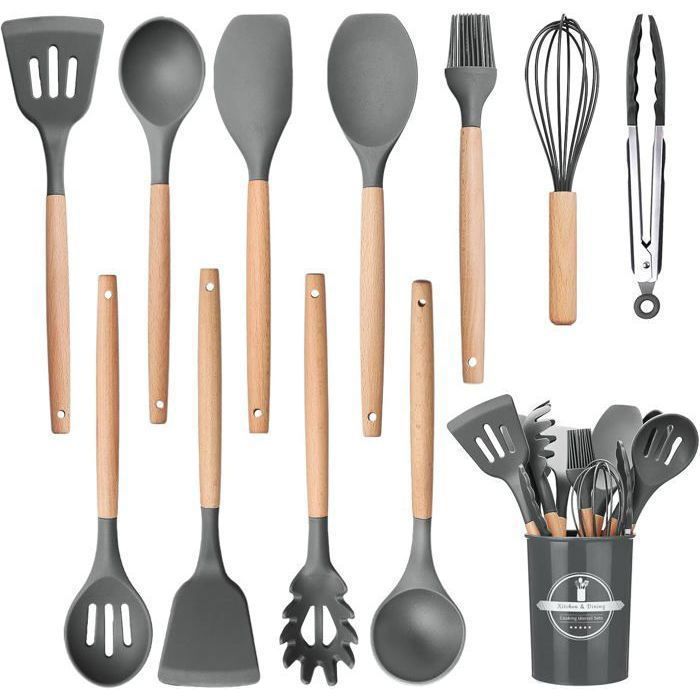 Ustensiles de cuisine - Qualité supérieure - 12 pièces