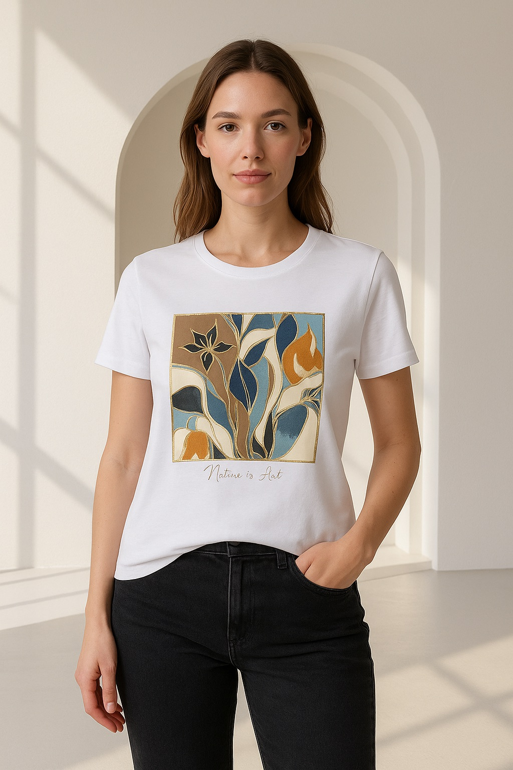 T-SHIRT IMPRIMÉ - FEMME