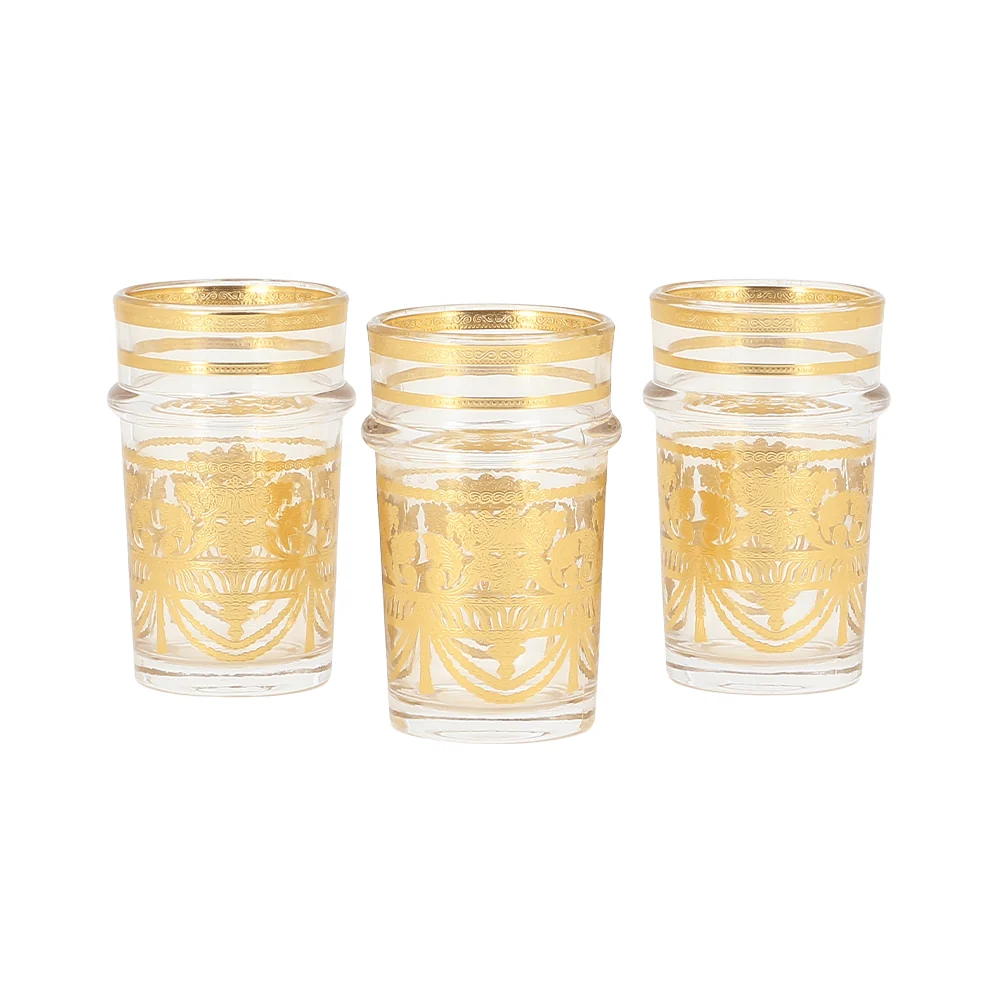Lot de 14 verres à thé beldi transparents Eric