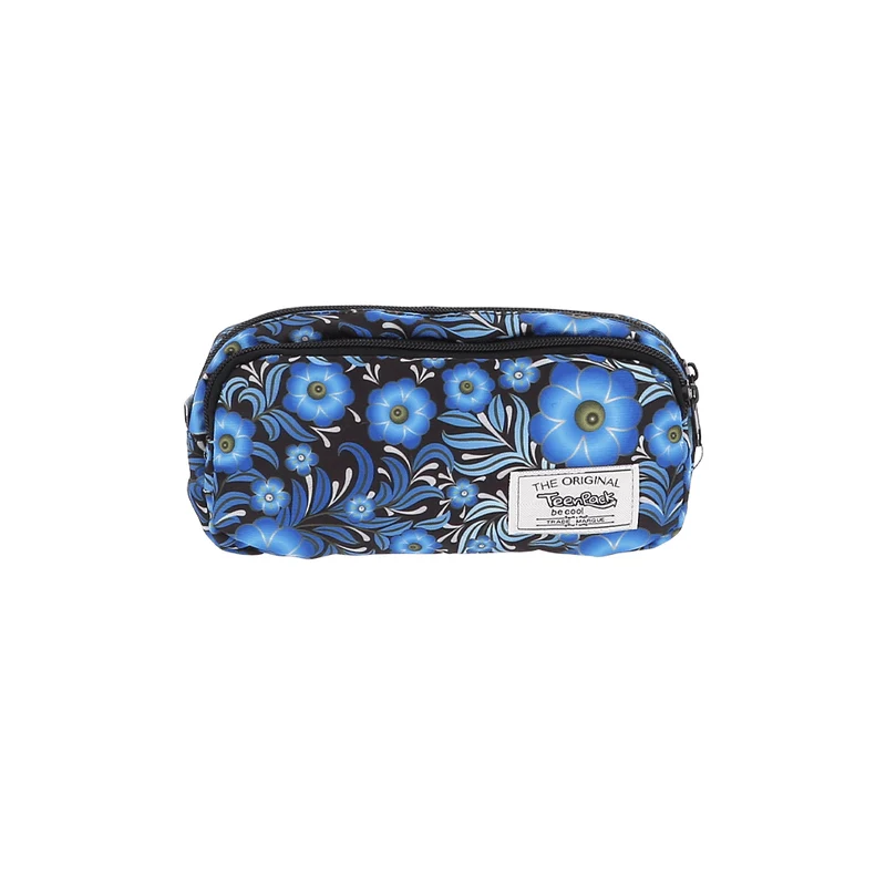 Trousse 2 Compartiments Teenpack Schoolie Fleurs