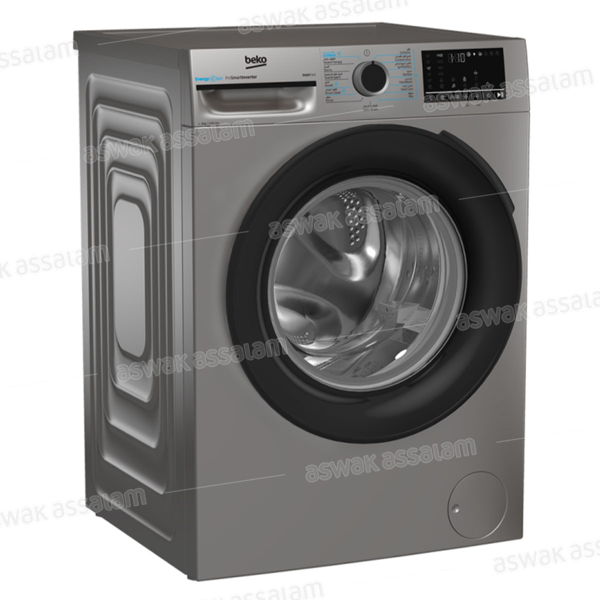 MACHINE A LAVER 9KG A+++ 1400 TOURS SILVER BM3WFT49400BS BEKO