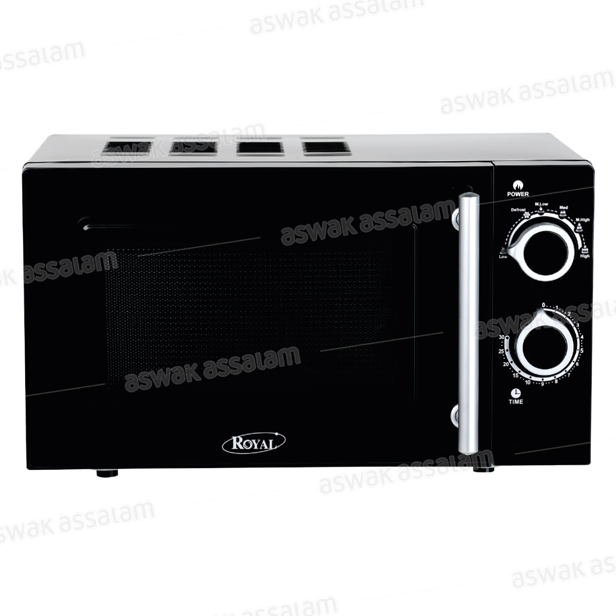 MICRO-ONDES GRILL 20L NOIR MOR-24 ROYAL