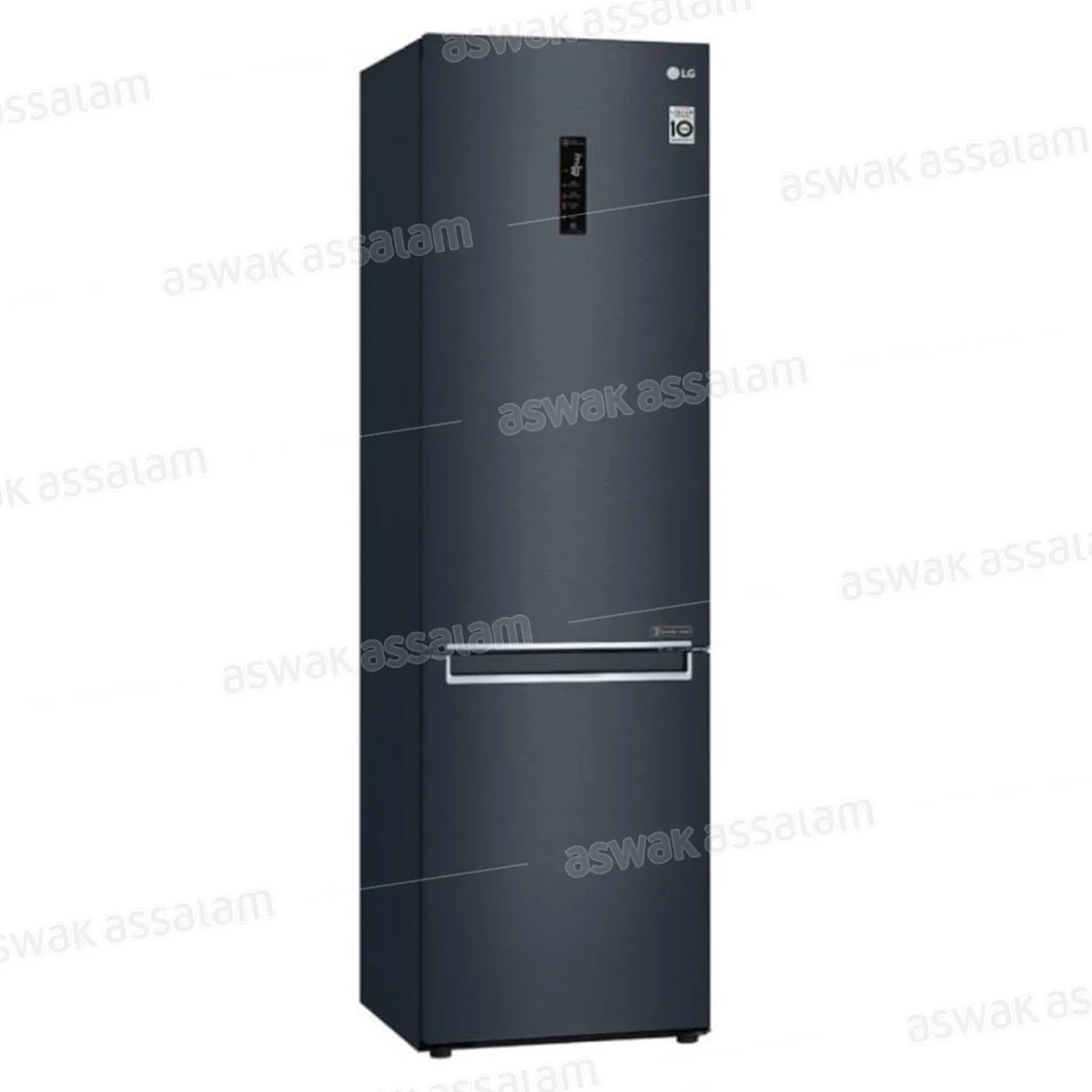REFRIGERATEUR COMBINE 357L NO FROST A++ NOIR GR-B479NQDM LG