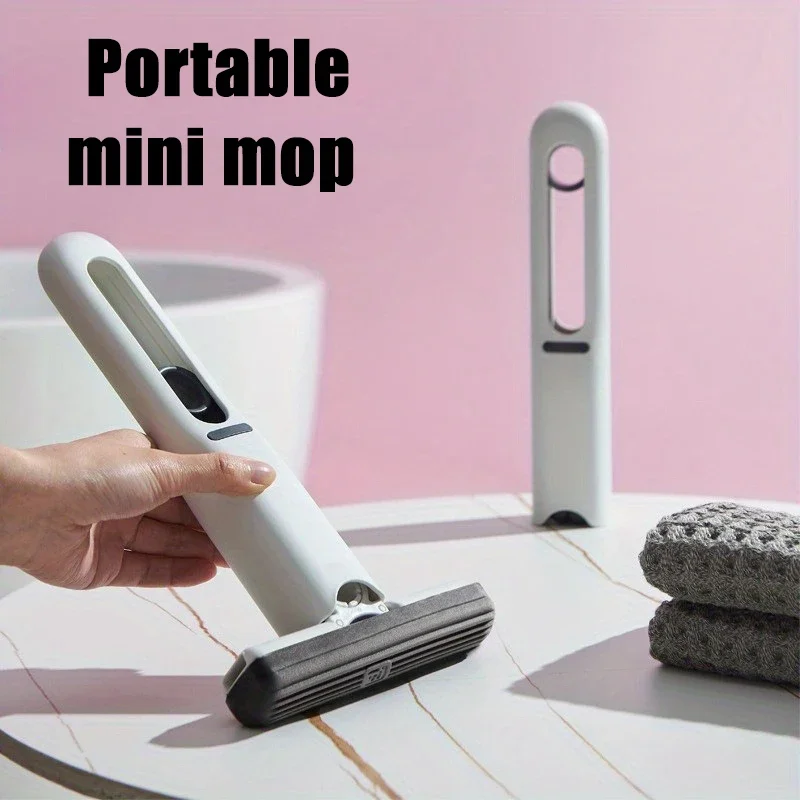Mini vadrouille à presser – Compacte, pliable et auto-pressante pour nettoyage facile