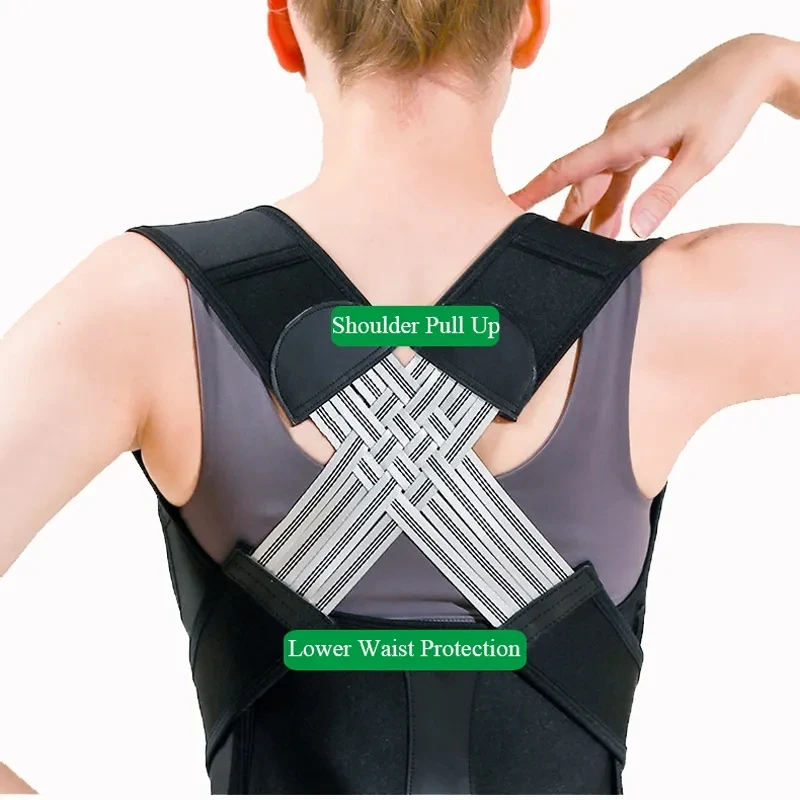 Vente en gros Meilleure vente Étudiants Anti Bossu Dos Soutien Orthèse Posture Correcteur pour Femmes et Hommes