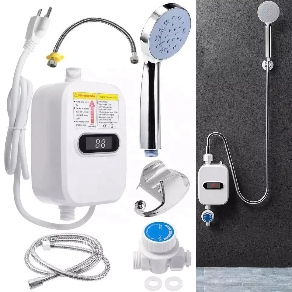 Mini Chauffe-Eau Électrique Instantané 3500W pour Douche Chaudière Instantanée Prix de Gros FEO