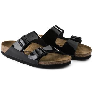 Birkenstock Arizona Birko Flor Noir Brillant (N)
