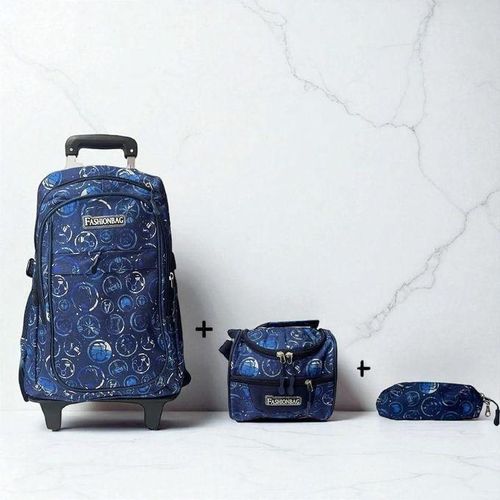 Cartable à roulettes et accessoires Hello Girl
