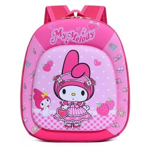Sac à Dos Scolaire pour Filles My Melody - Cartable Maternelle et Primaire Rose CUTE pour Enfants