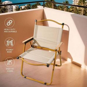 Fauteuil pliant portable ultraléger, Chaises de loisirs, jardin, balcon, plage, camping