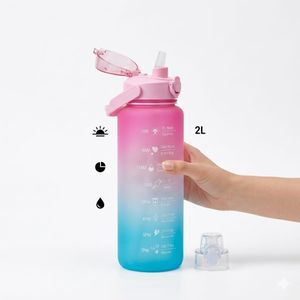 Gourde Fitness Grande Capacité Suivi d’Hydratation Journalière