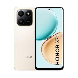 Honor X7d 6.7" NFC (256GB / 8GB jusqu'à 16Go) Snapdragon 685 (6nm) - 6500 mAh/35W - IP65 – Meteor Gold