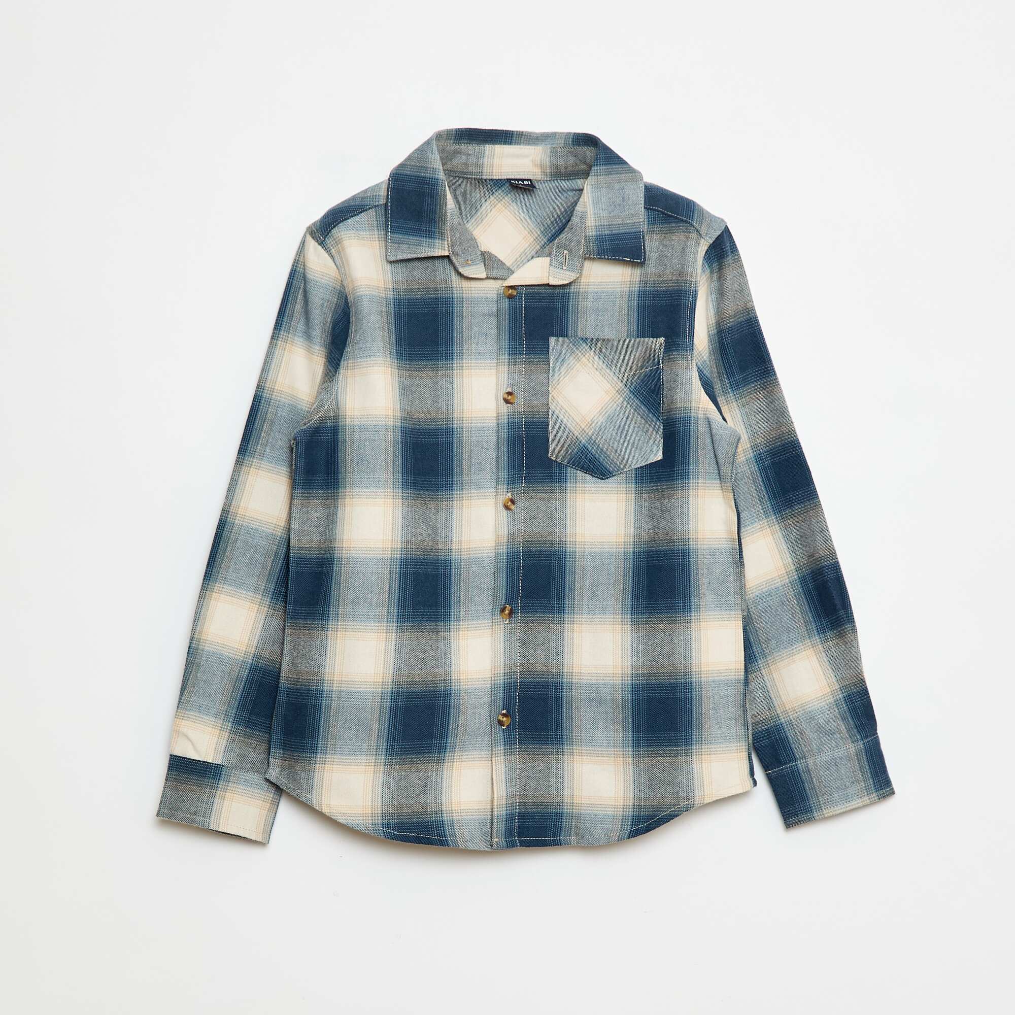 Chemise à carreaux en flanelle