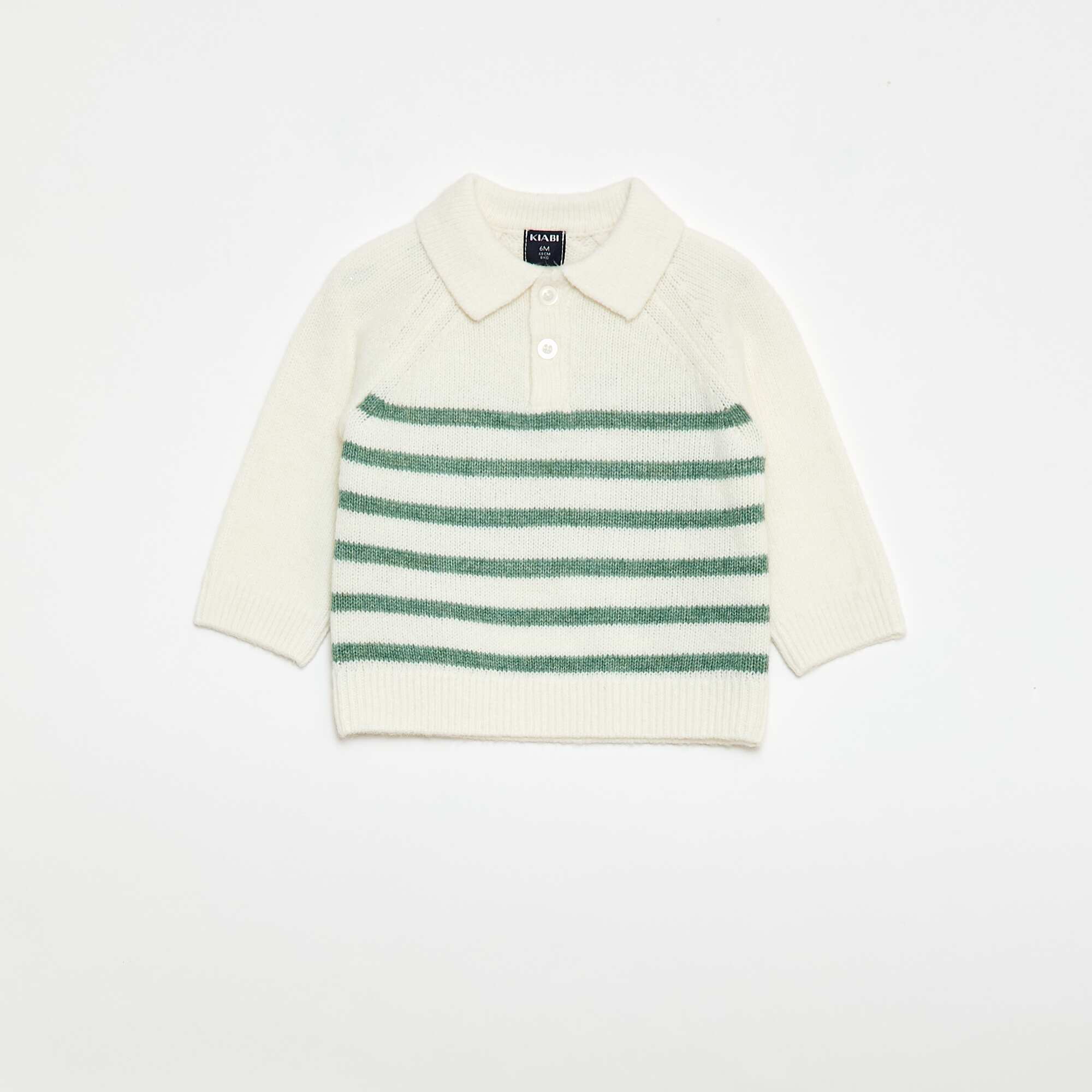 Pull en maille à rayures