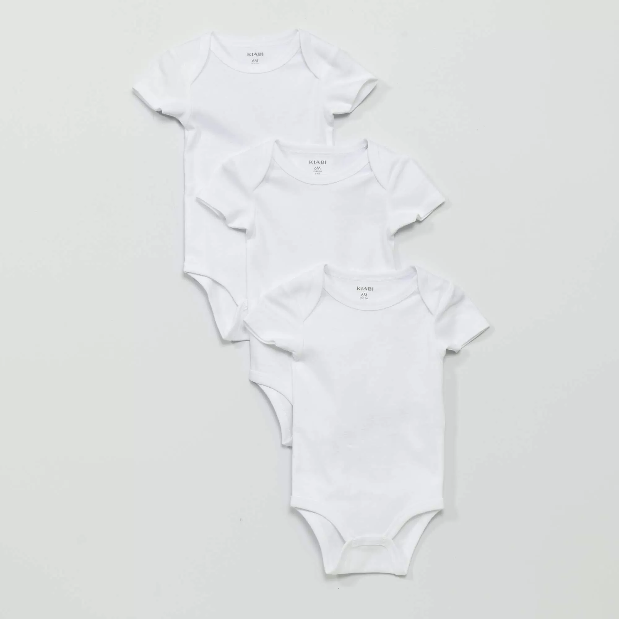 Lot de 3 bodies en jersey
